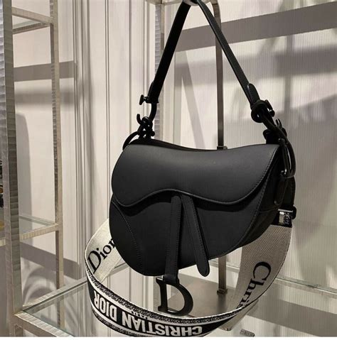 dior saddle black bag|authentic christian dior saddle bag.